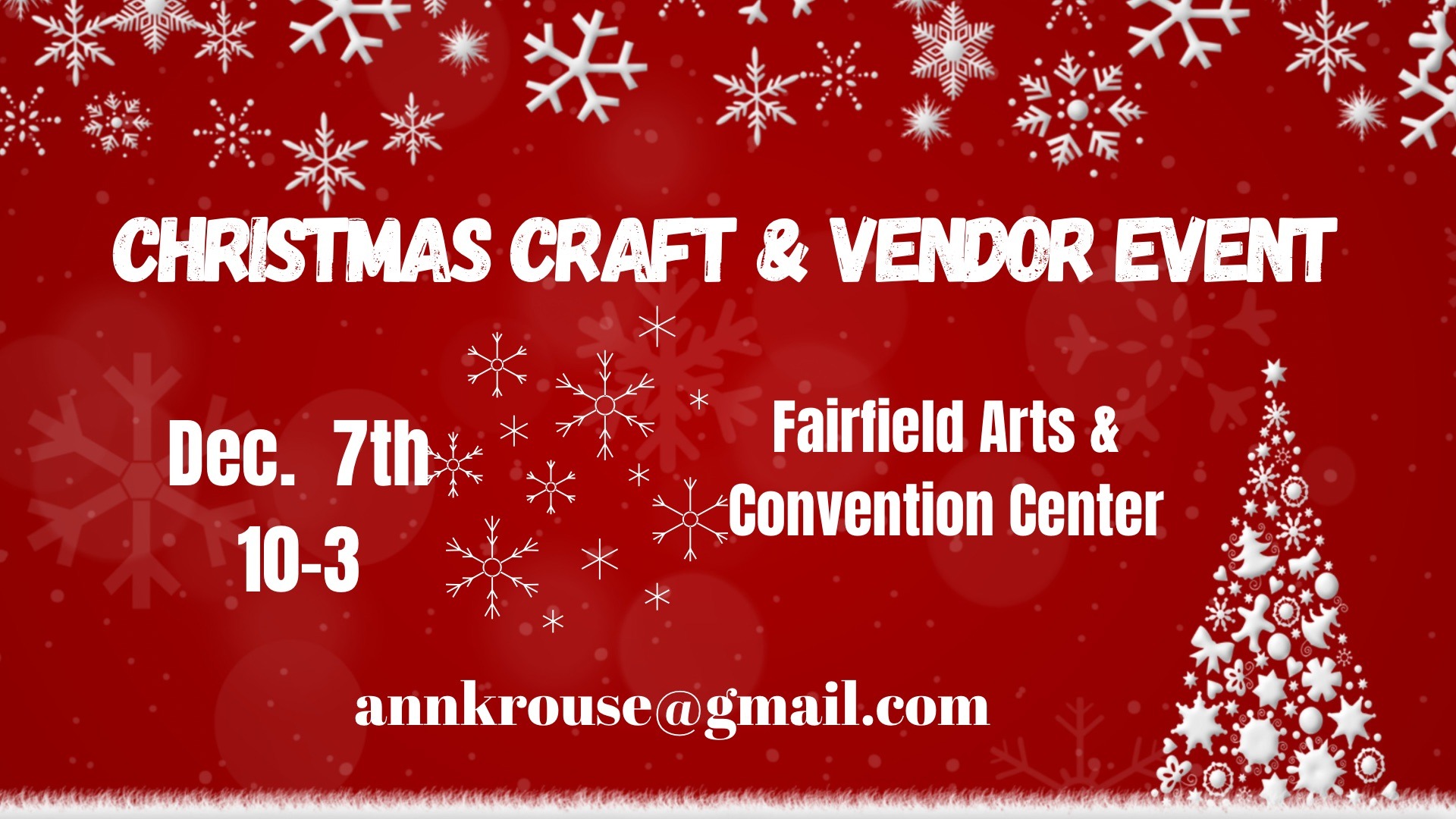 christmas craft vendor event