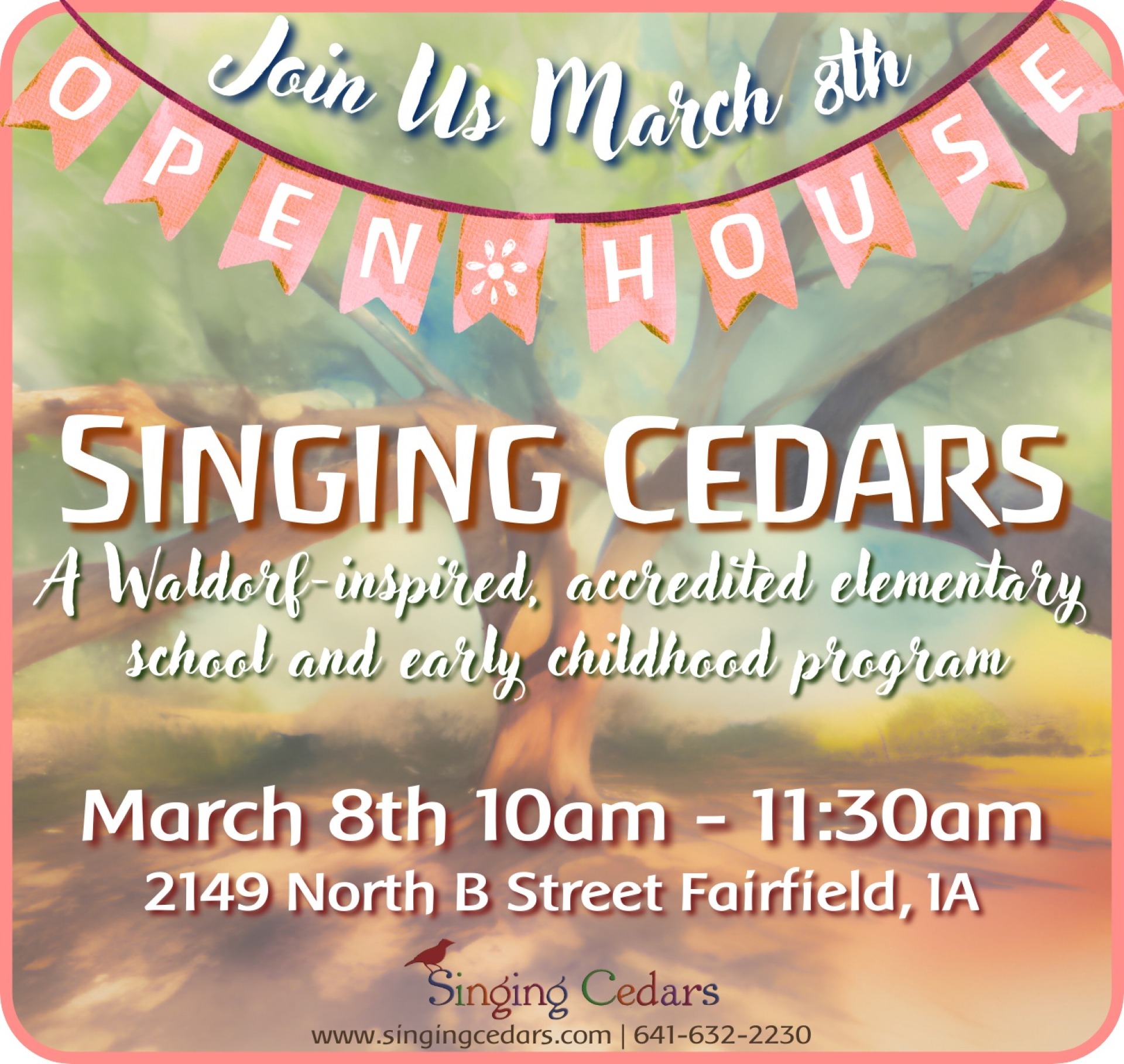 Singing Cedars Open House