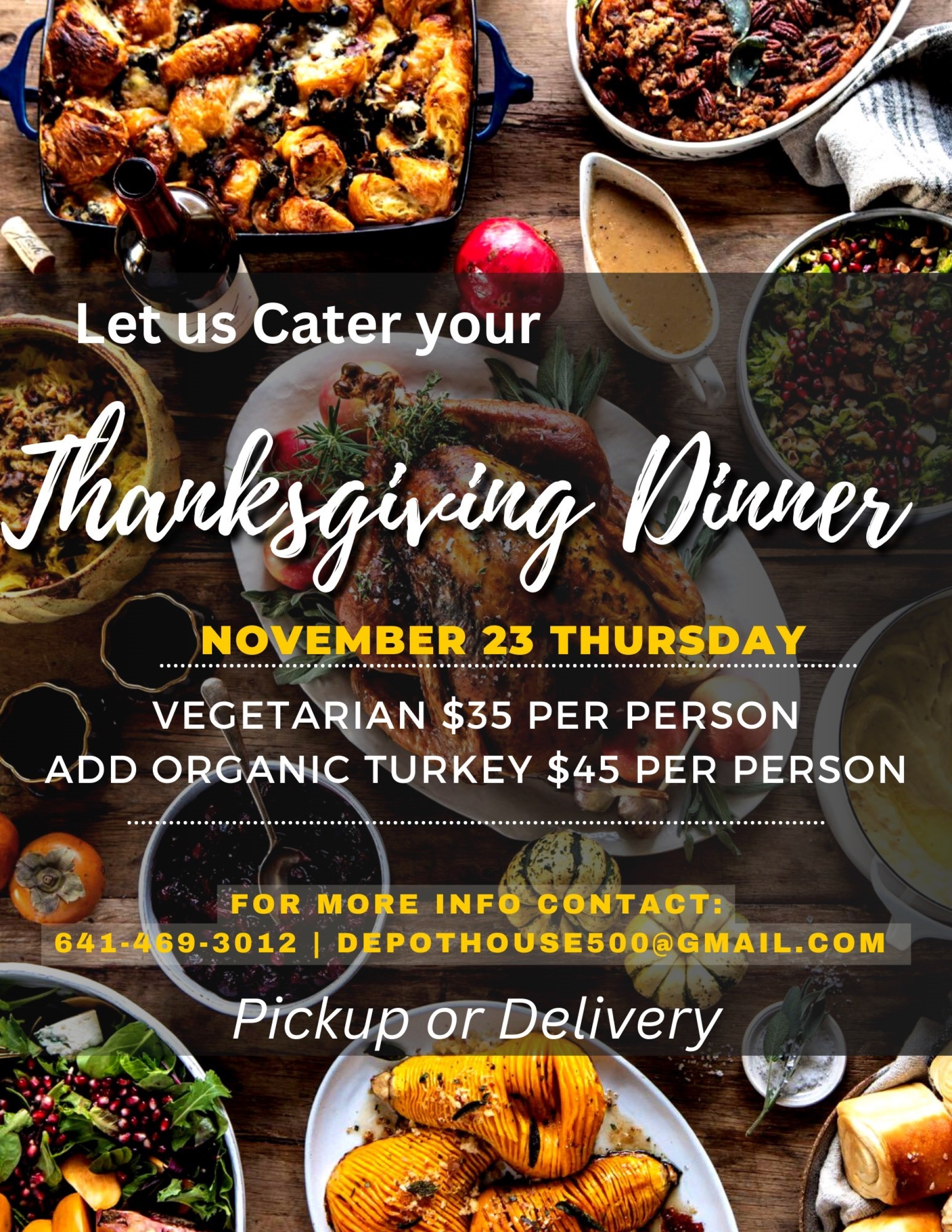 Thanksgiving Catering: Order your Thanksgiving Meals